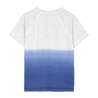 Finger in the Nose Nolan Heather Ecru Dip Dye Short Sleeve T-Shirt