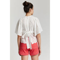 Indee Off White Noor Lace Top
