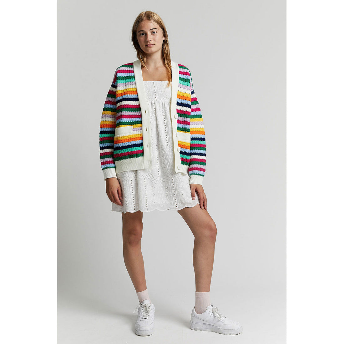 Indee Multi Striped Nora Long Cardigan