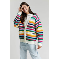 Indee Multi Striped Nora Long Cardigan