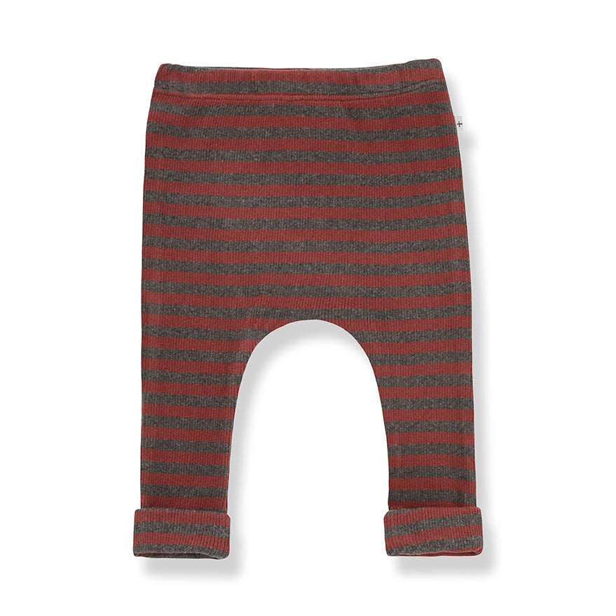 1+ In The Family Brick Striped Norah Baby Leggings