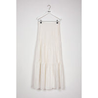 Indee Off White Long Lace Skirt