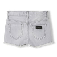 Finger in the Nose Bleached Grey Fringes Nova Shorts