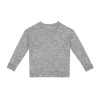 Little Hedonist Grey Melee Knitted Nova Pullover