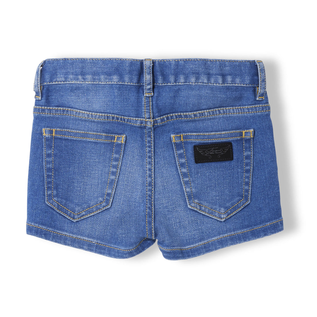 Finger in the Nose Mid Blue Denim Nova Shorts