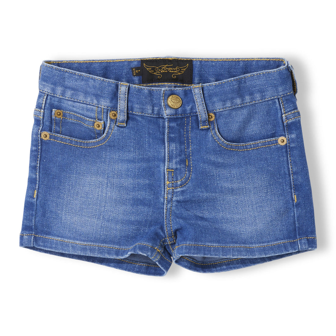 Finger in the Nose Mid Blue Denim Nova Shorts