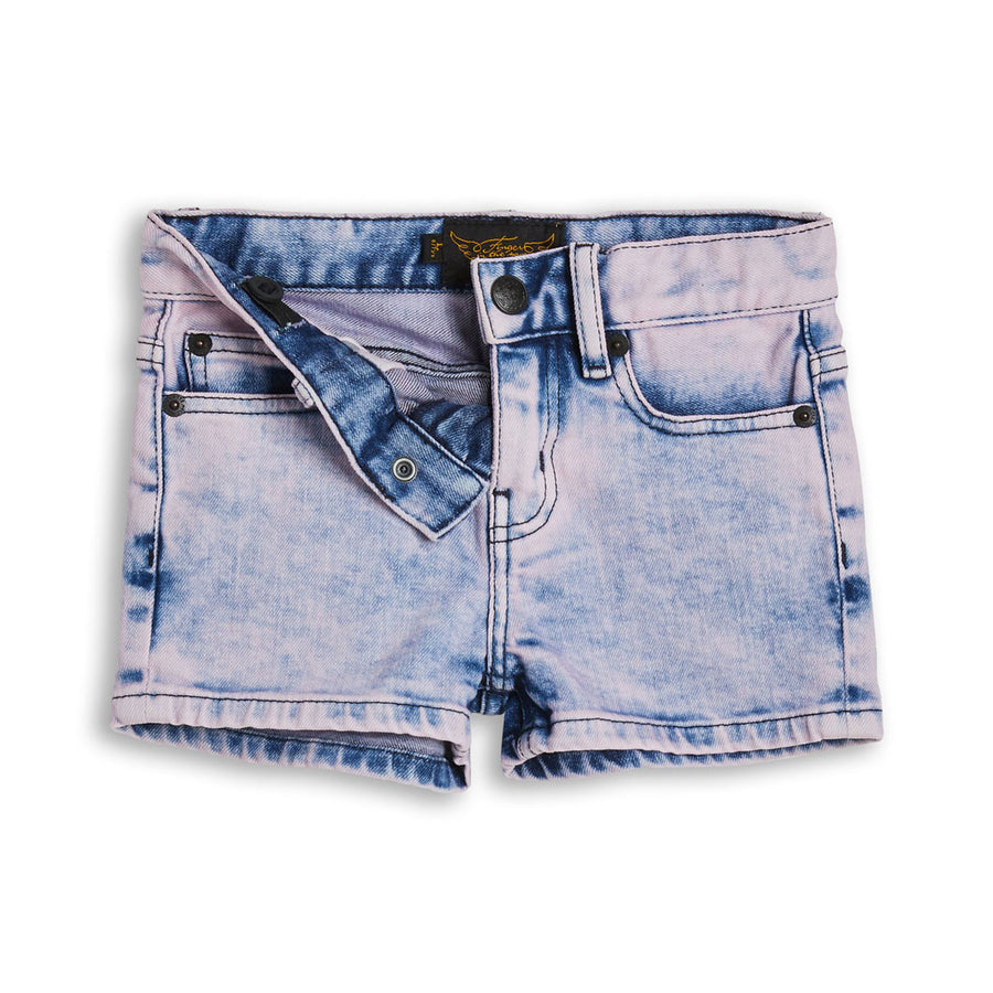 Finger in the Nose Pink Snow Wash Nova Shorts