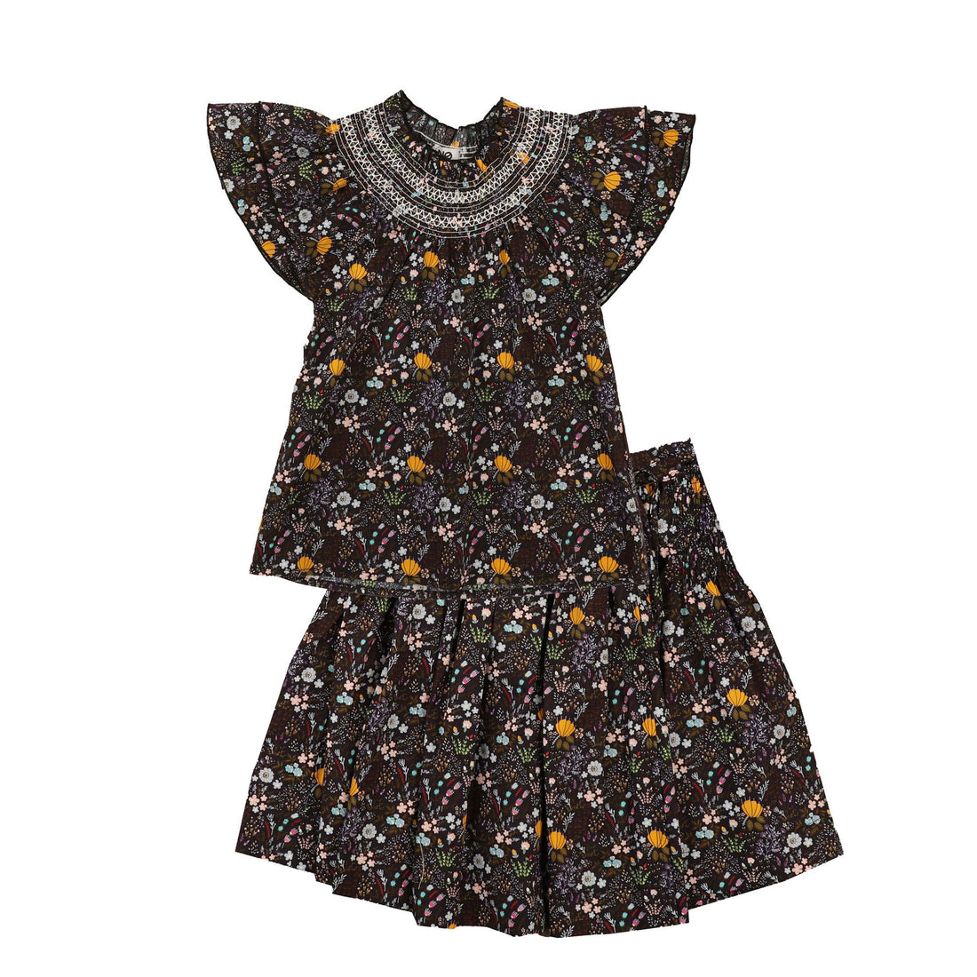 Noma Navy Garden Floral 2 Pc Set