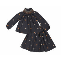 Noma Blue Floral Embroidered Set