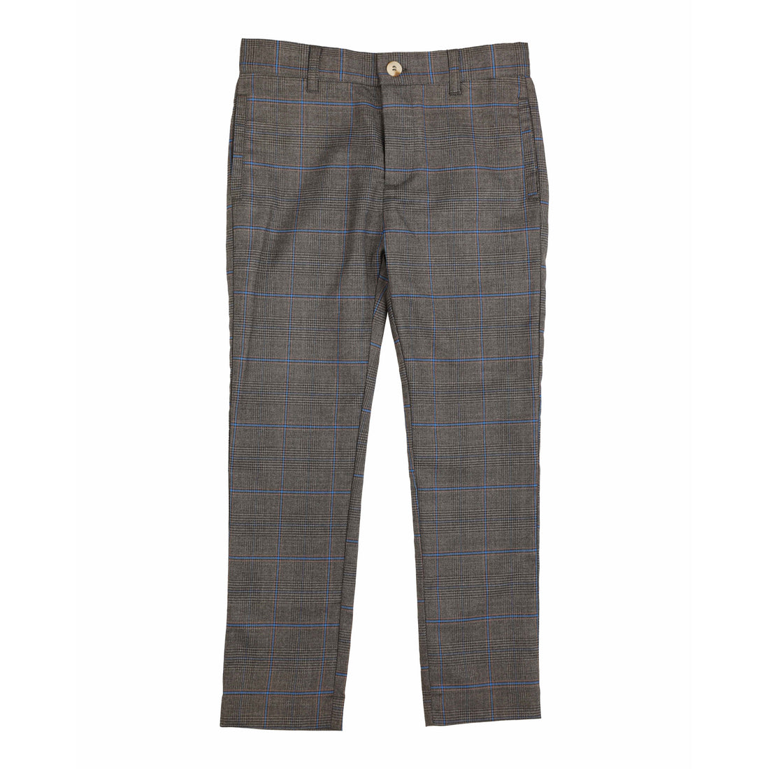 Noma Blue Plaid Slim Pants