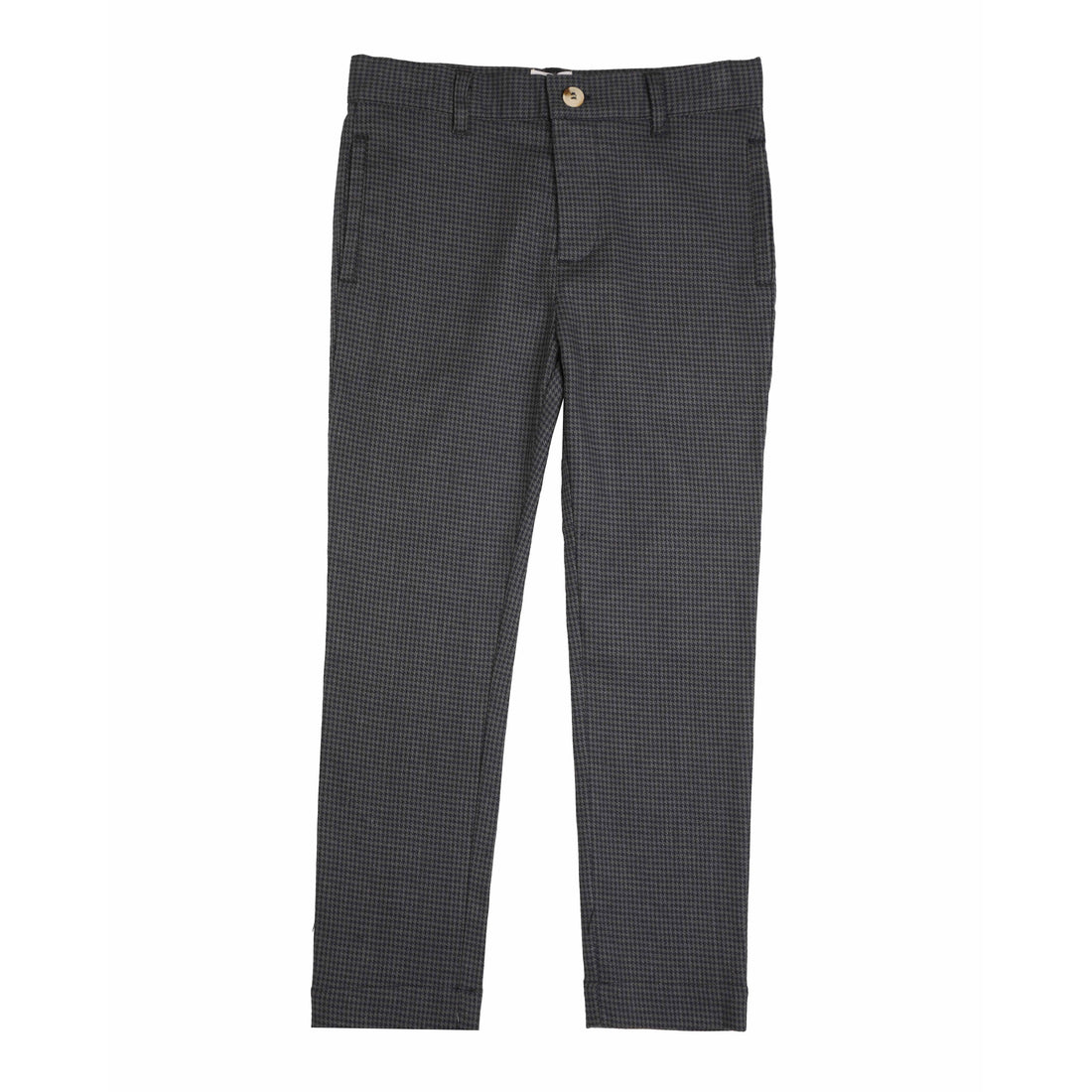 Noma Steel Blue Houndstooth Classic Trousers