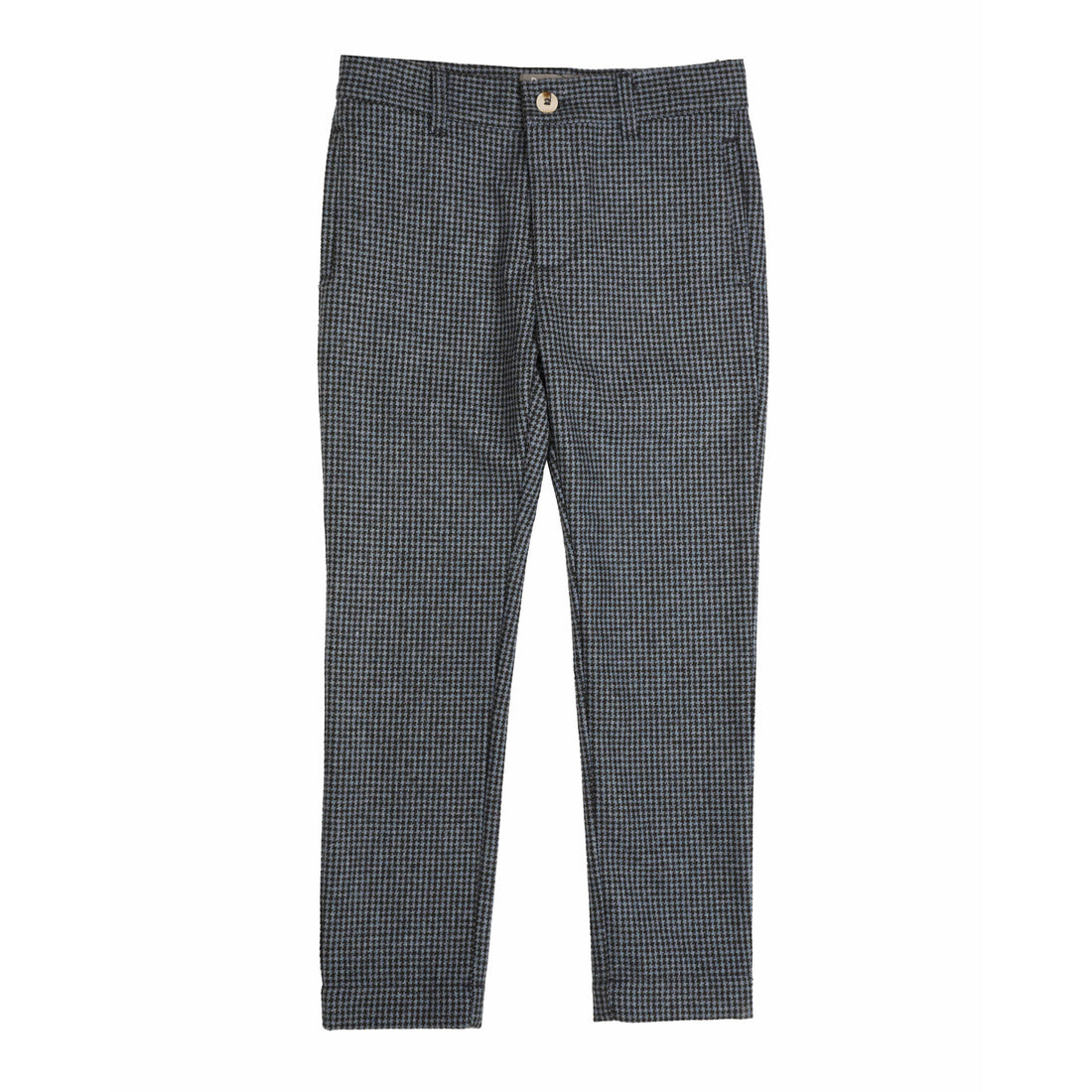 Noma Blue Mini Houndstooth Classic Trouser