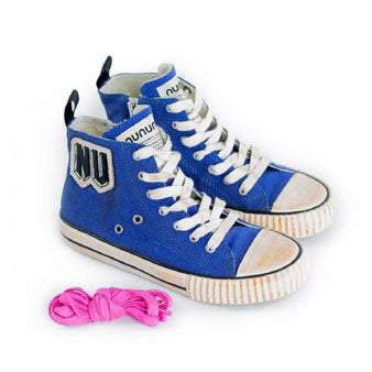 NUNUNU Blue Nu High Tops