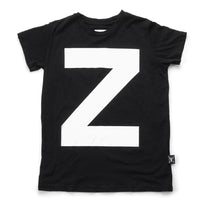 NUNUNU Black "Z" T-shirt