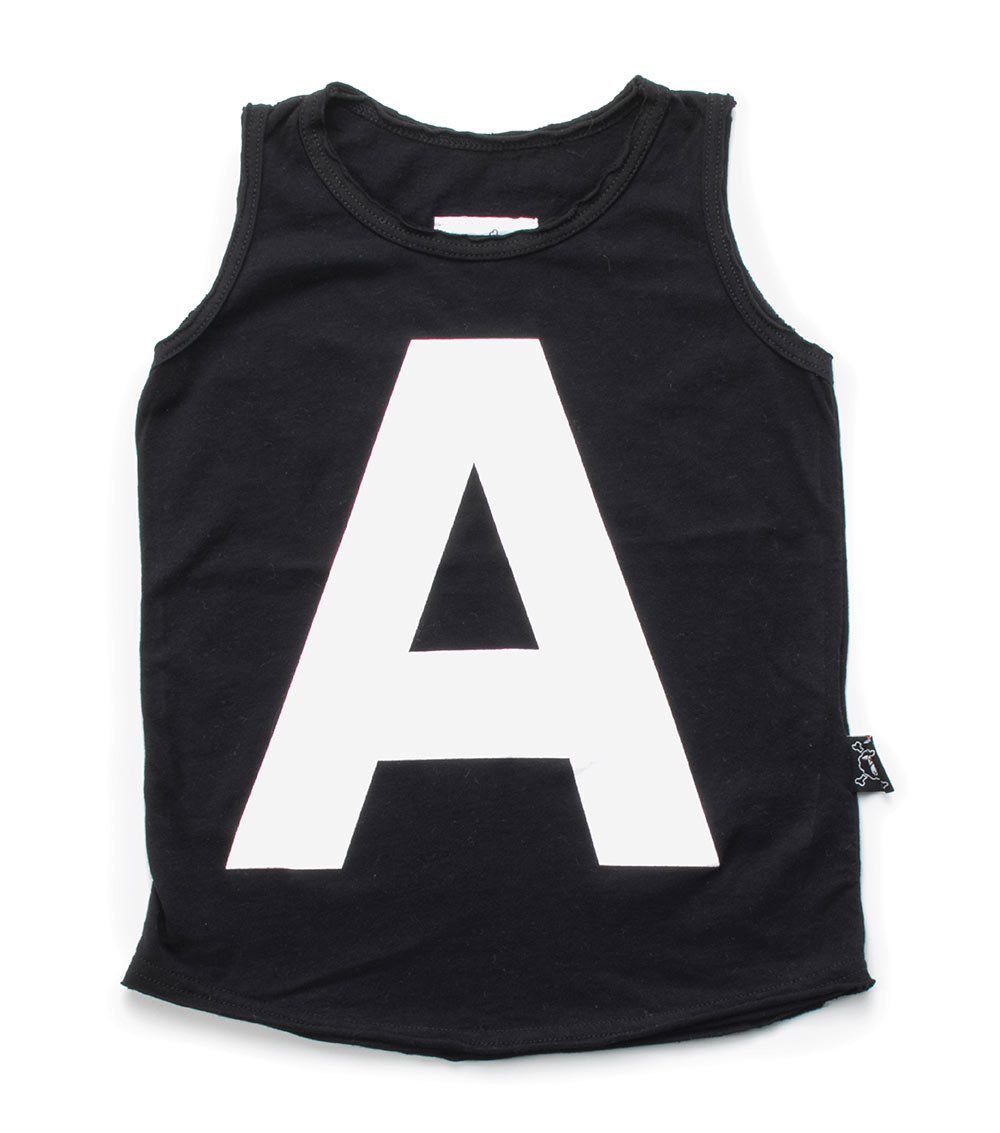 NUNUNU Black "A" Tank