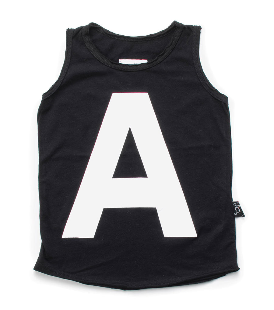 NUNUNU Black "A" Tank