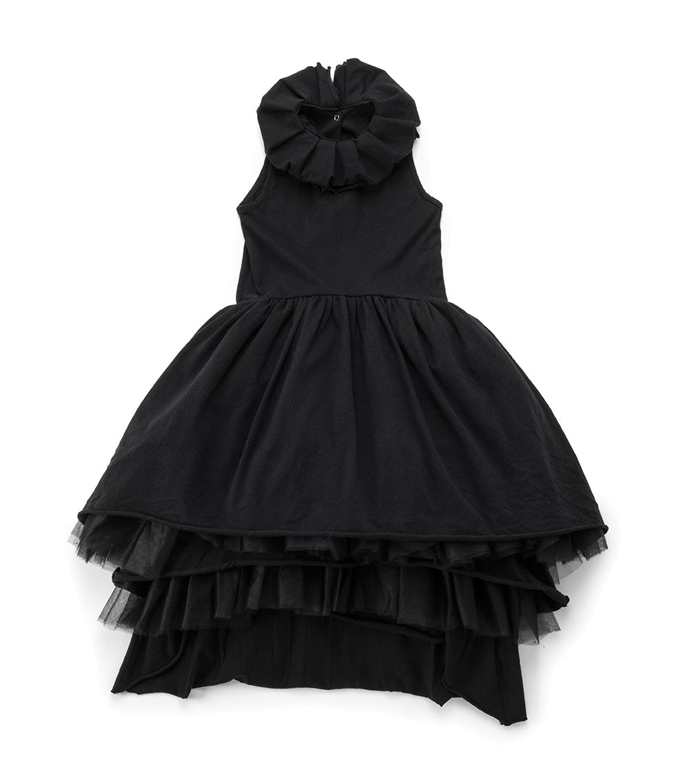 NUNUNU Black Victorian Dress