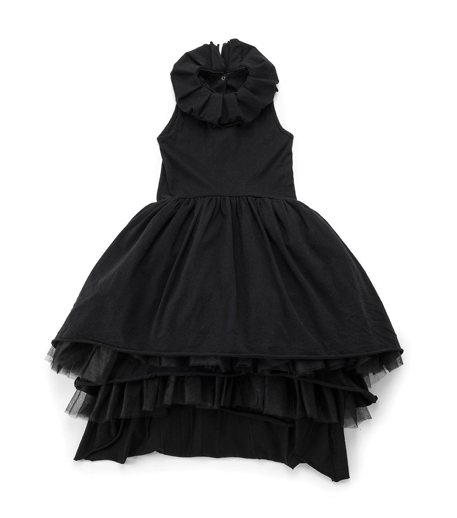 NUNUNU Black Victorian Dress