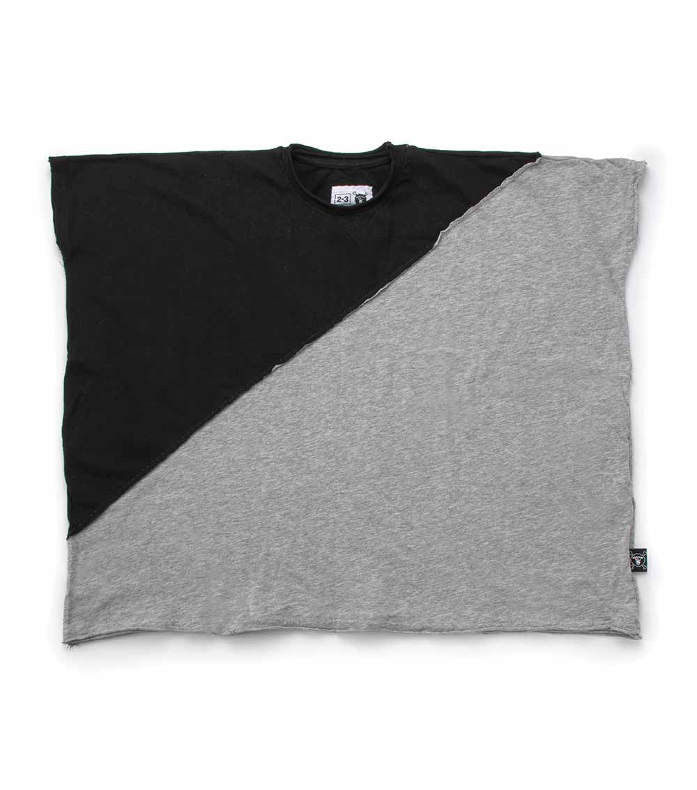 NUNUNU Black/Heather Grey Box Dress