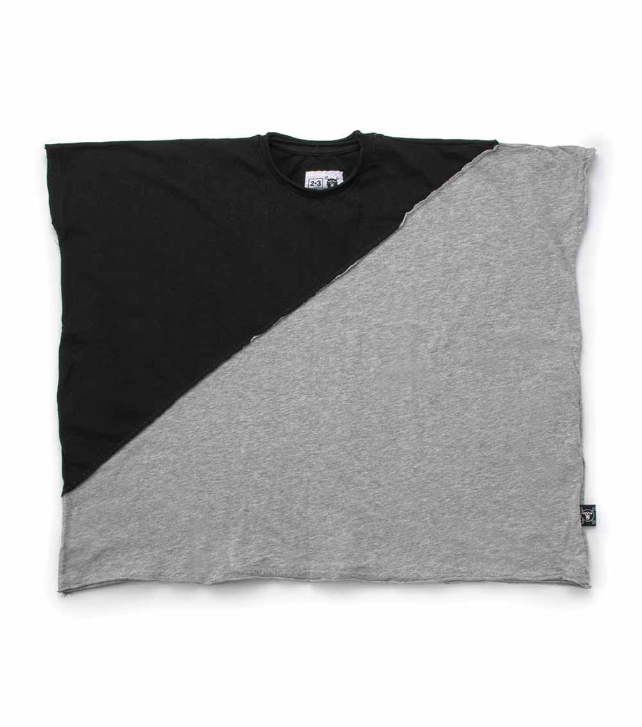 NUNUNU Black/Heather Grey Box Dress