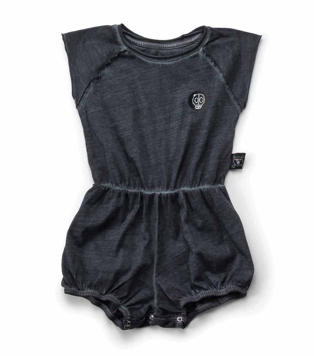 NUNUNU Dyed Graphite Yoga Overalls