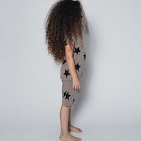 NUNUNU Earth Brown Star Short Loungewear