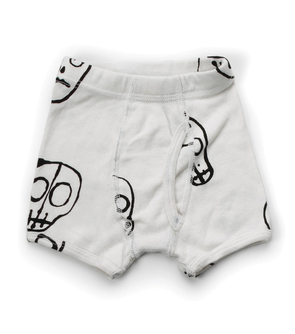 NUNUNU Boys Skull Mask Underwear Set