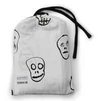 NUNUNU White Skull Mask Blanket