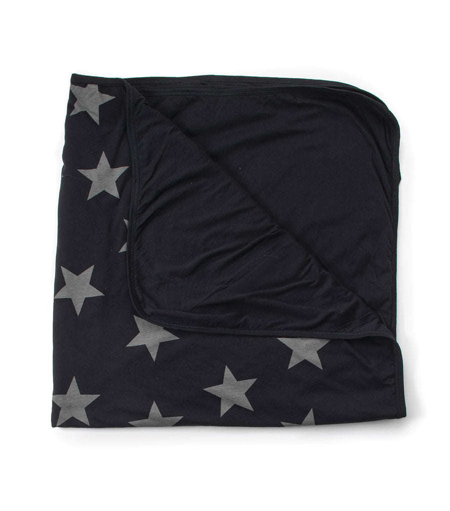 NUNUNU Black Star Blanket