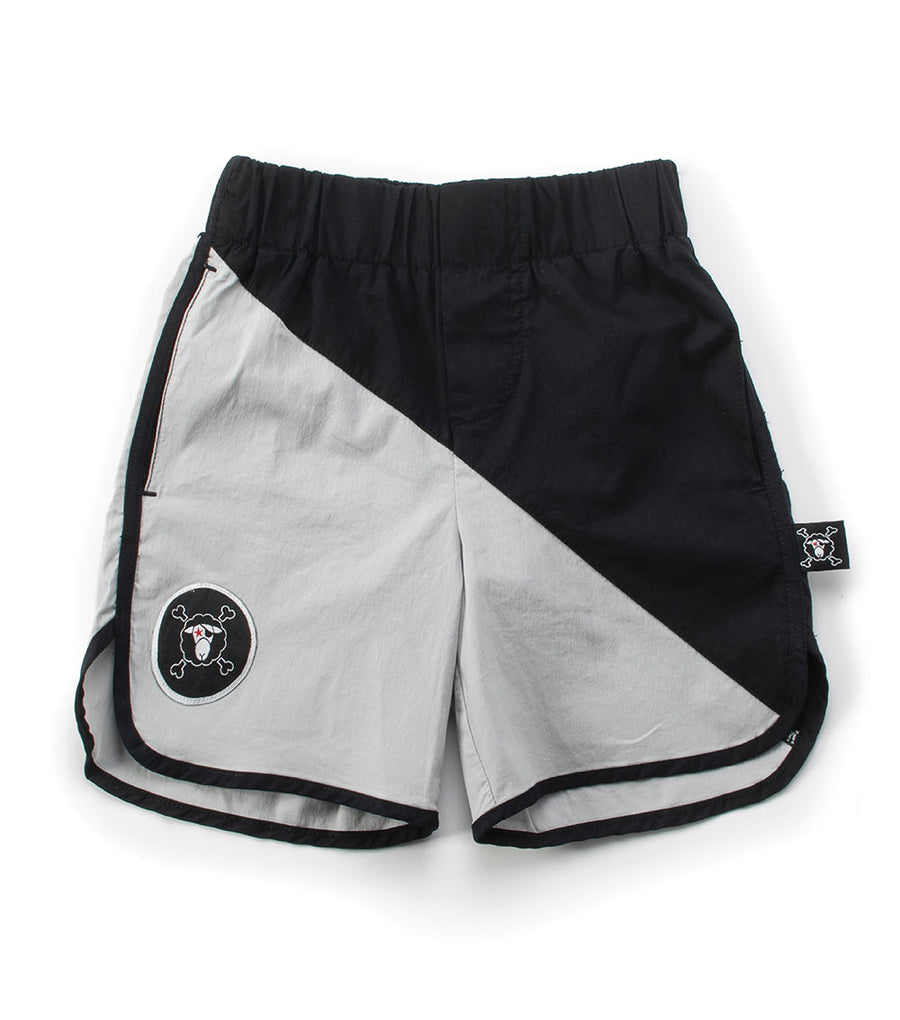 NUNUNU Black/Silver Surf Shorts