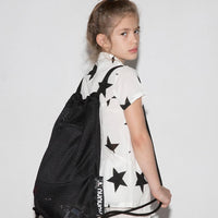 NUNUNU Black Beach Bag
