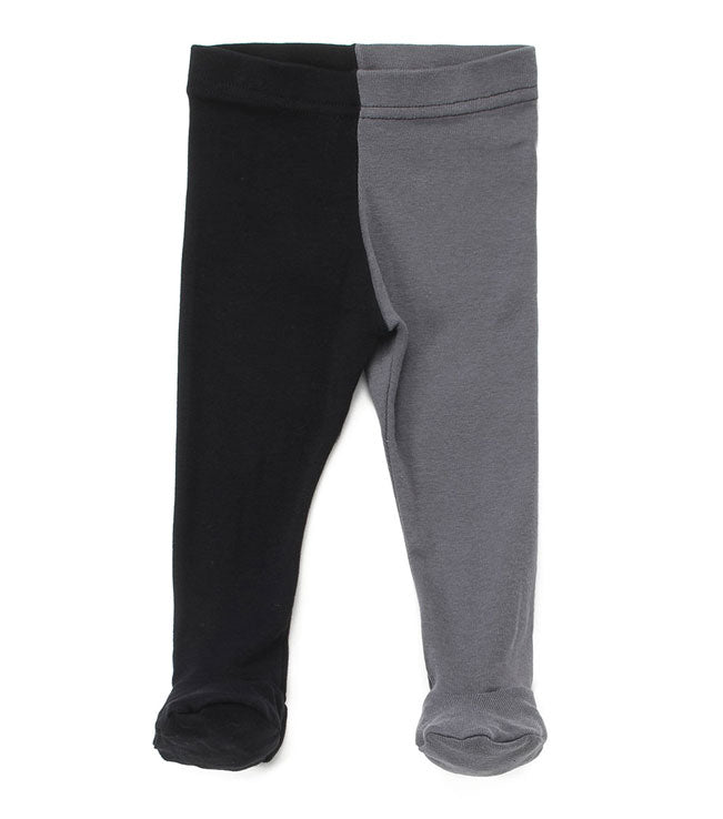 NUNUNU Grey 1/2 and 1/2 Footed Leggings