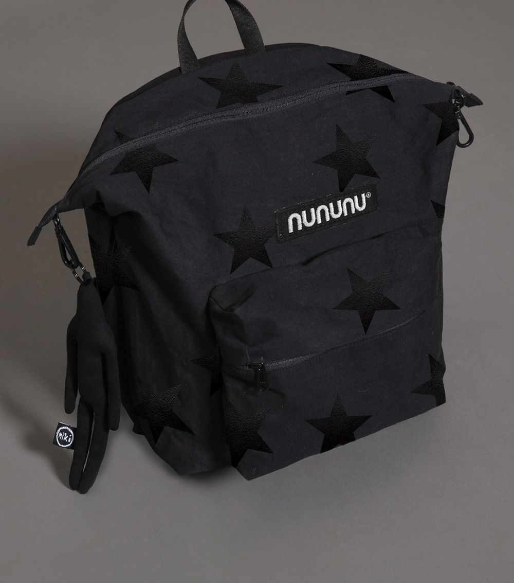 NUNUNU Black Diaper Bag