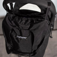 NUNUNU Black Stroller Tote Sack