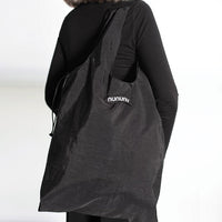 NUNUNU Black Stroller Tote Sack
