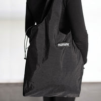 NUNUNU Black Stroller Tote Sack