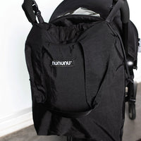 NUNUNU Black Stroller Tote Sack