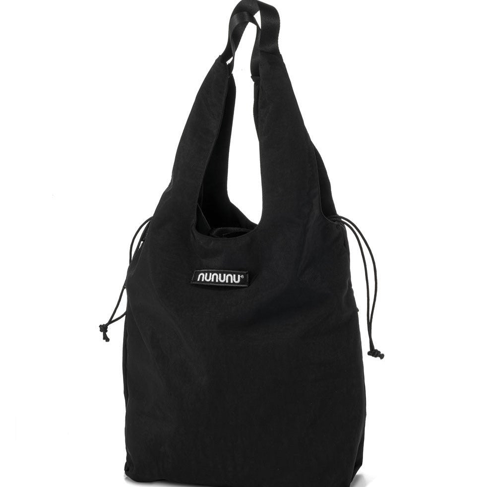NUNUNU Black Stroller Tote Sack
