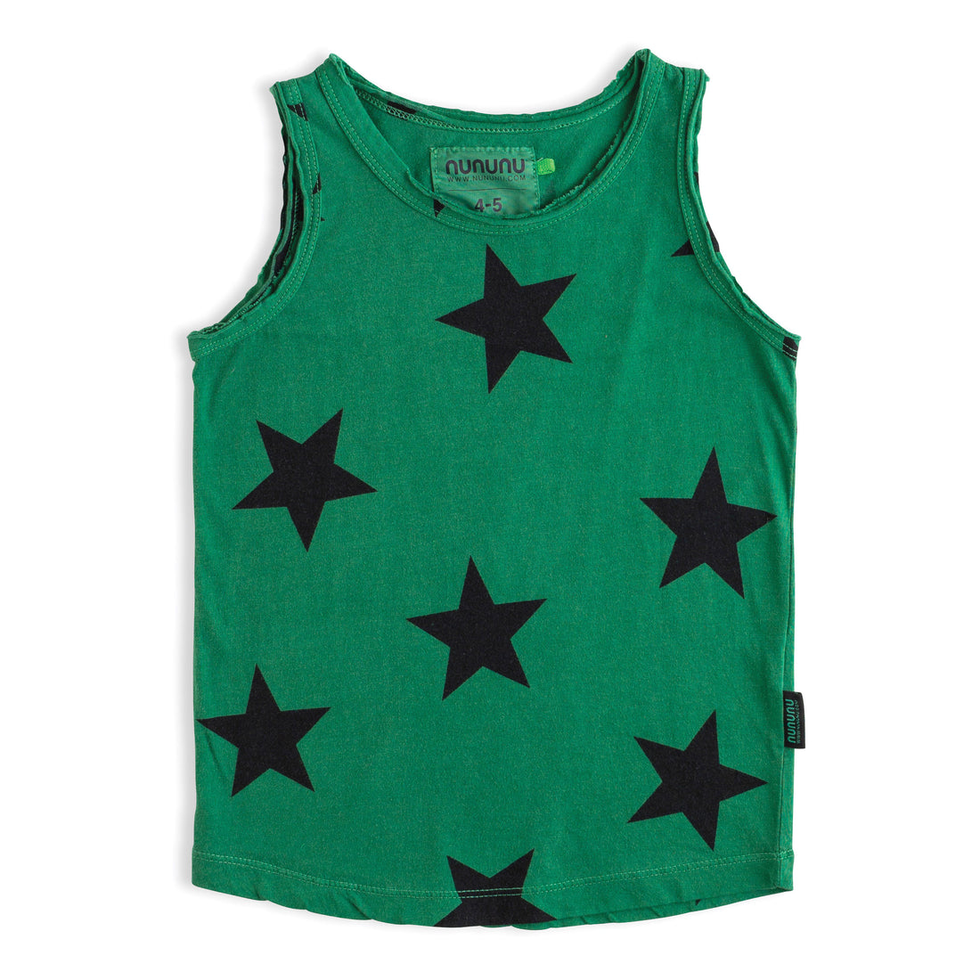 NUNUNU Moss Green Star Tank Top