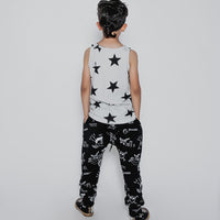 NUNUNU Ice Grey Star Tank Top
