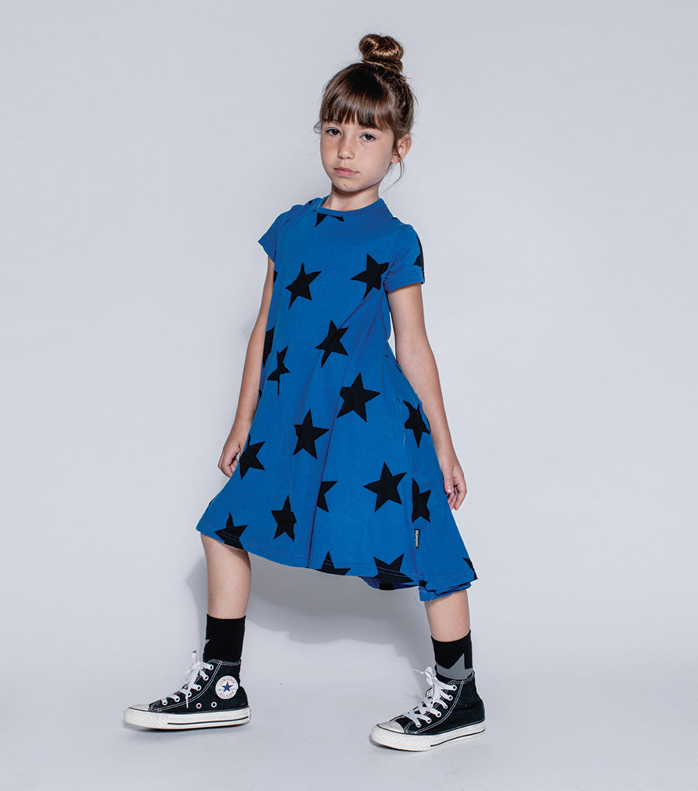 NUNUNU Blue Star 360 Dress