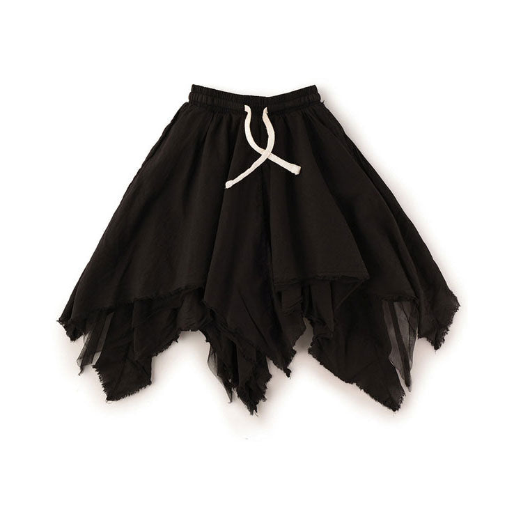 NUNUNU Black Multi Layered Skirt