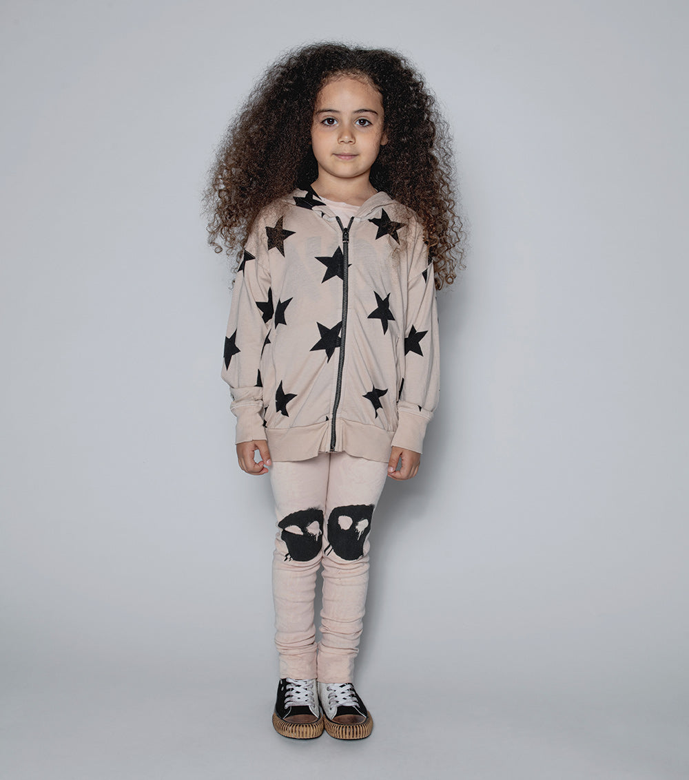 NUNUNU Nude Star Light Zip Hoodie