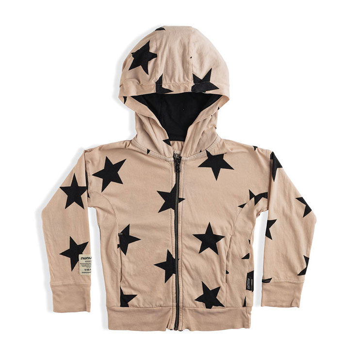 NUNUNU Nude Star Light Zip Hoodie