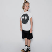 NUNUNU White Melting Mask T-Shirt