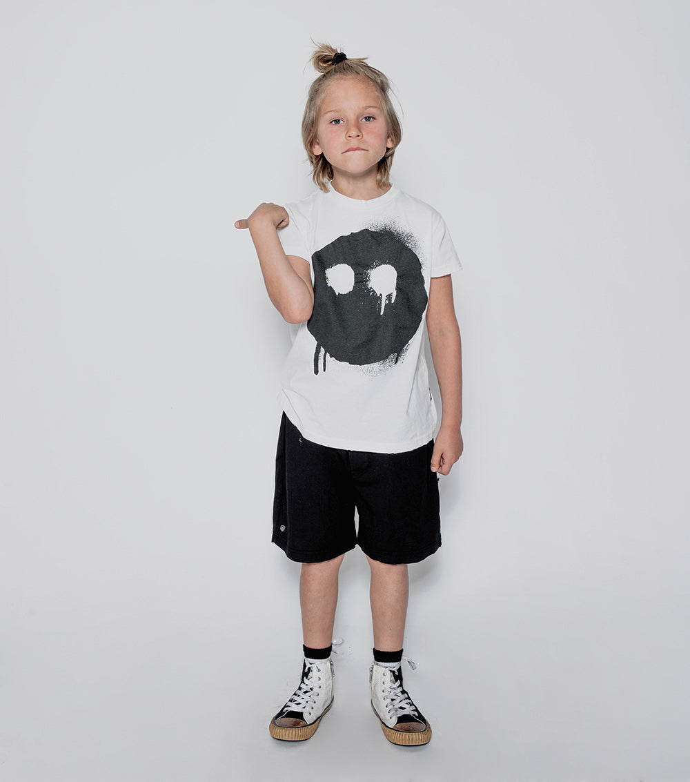 NUNUNU White Melting Mask T-Shirt