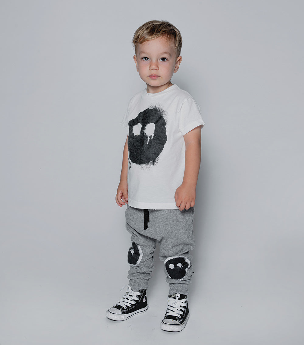 NUNUNU White Melting Mask T-Shirt
