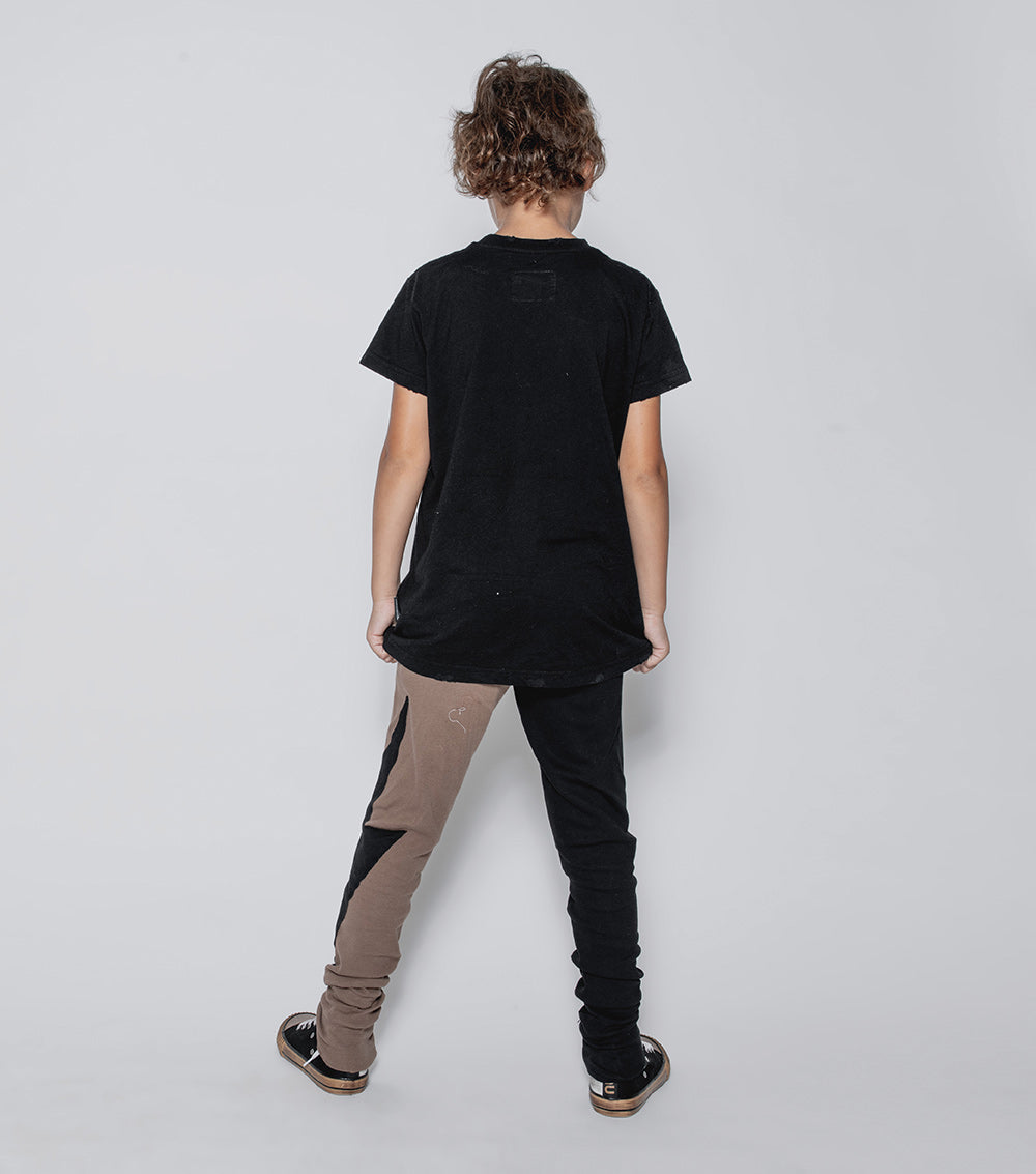 NUNUNU Black Melting Mask T-Shirt