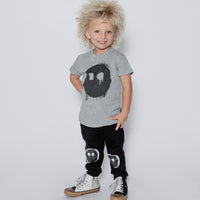 NUNUNU Heather Grey Melting Mask T-Shirt