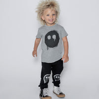 NUNUNU Heather Grey Melting Mask T-Shirt